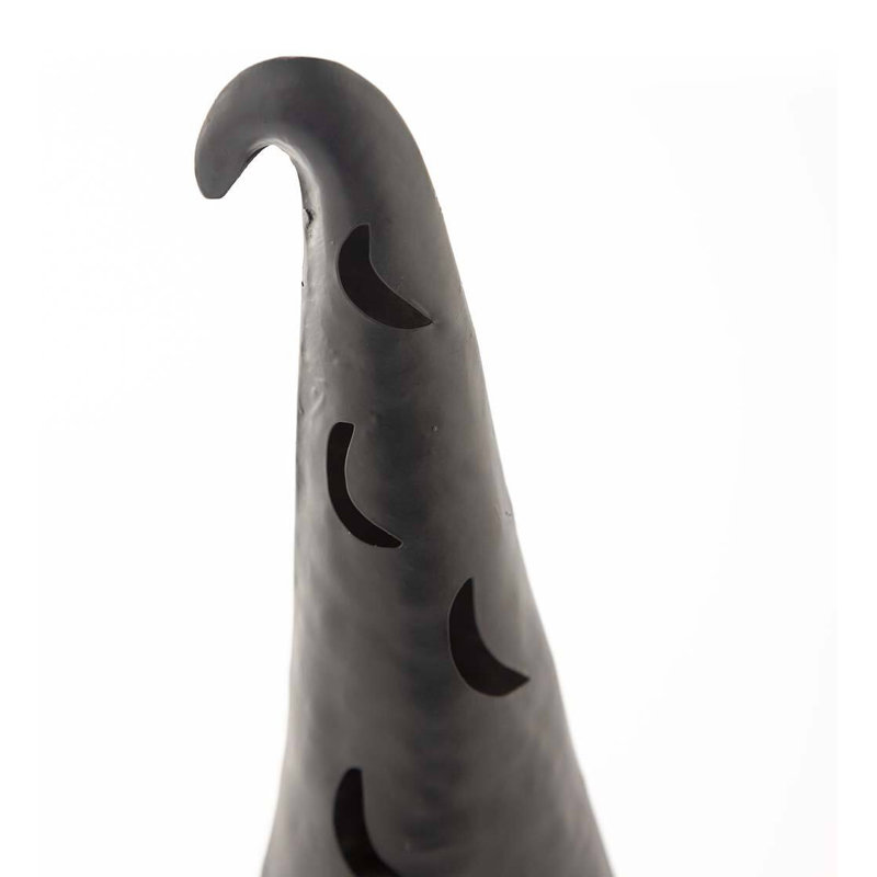 Witch Gnome Figurine, Black