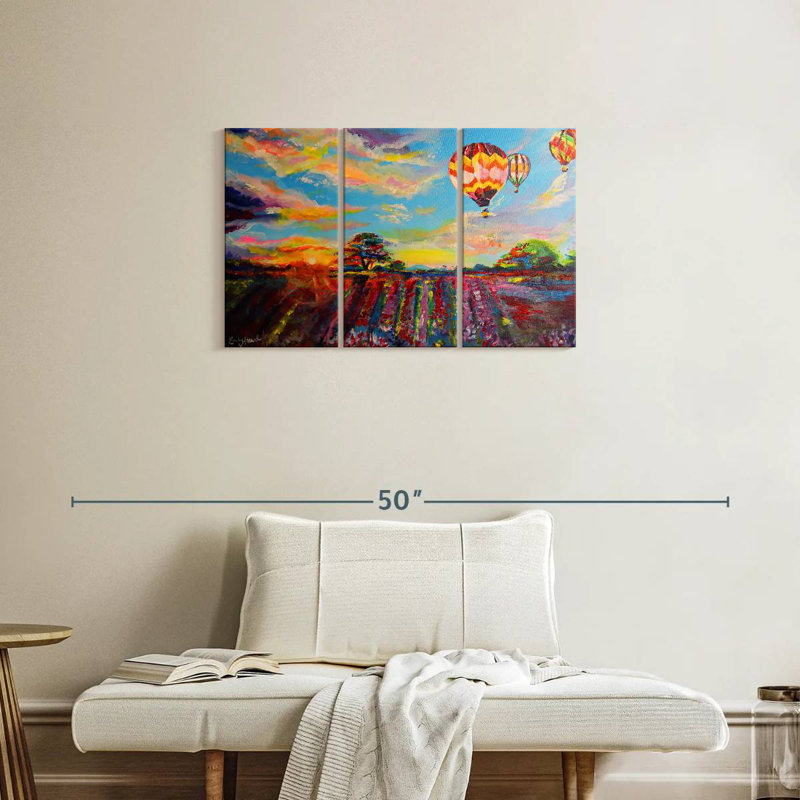 Mehar Balloon Skies, 20" H x 33" W