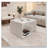 White Side Table in Melamine with Open Storage-1130736231