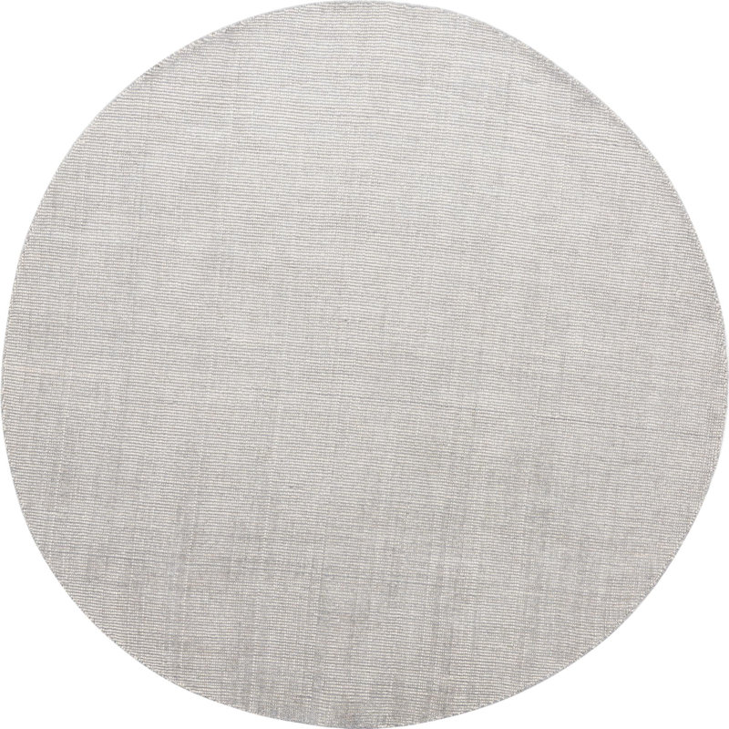 Liabah Wool Striped Indoor Rug, Round 3'3"