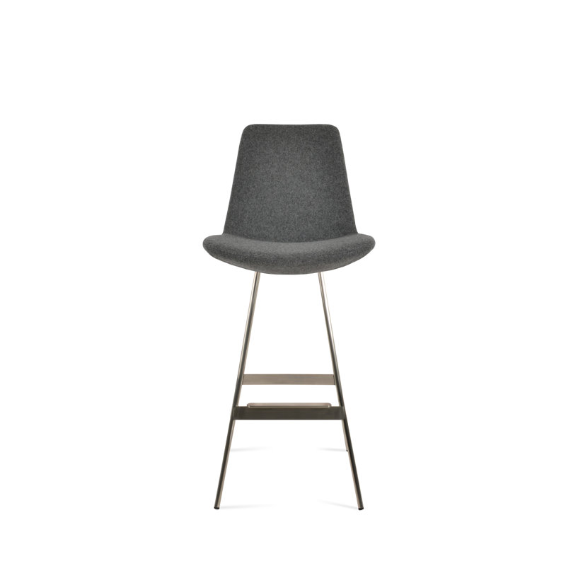 Eiffel Balat Stool, Dark Gray, Stainless Steel