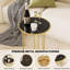 Table d'appoint moderne d'extérieur 21,5 po Dier-858890621-858890622