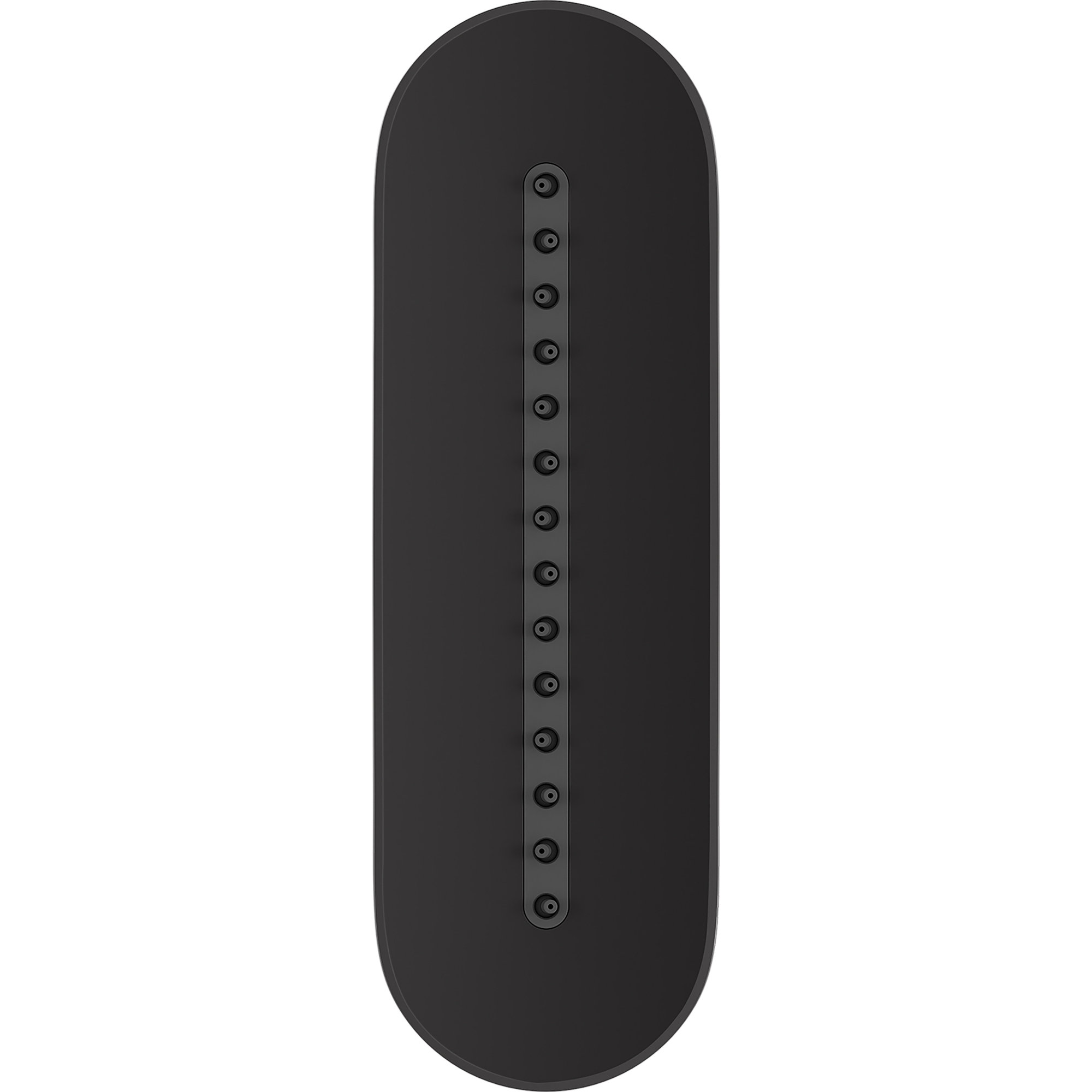 Statement Oblong Vichy 2.5 Gpm Body Spray, Matte Black