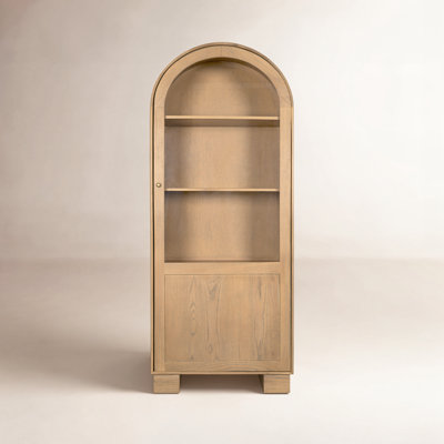 Solid Oak Accent Cabinet