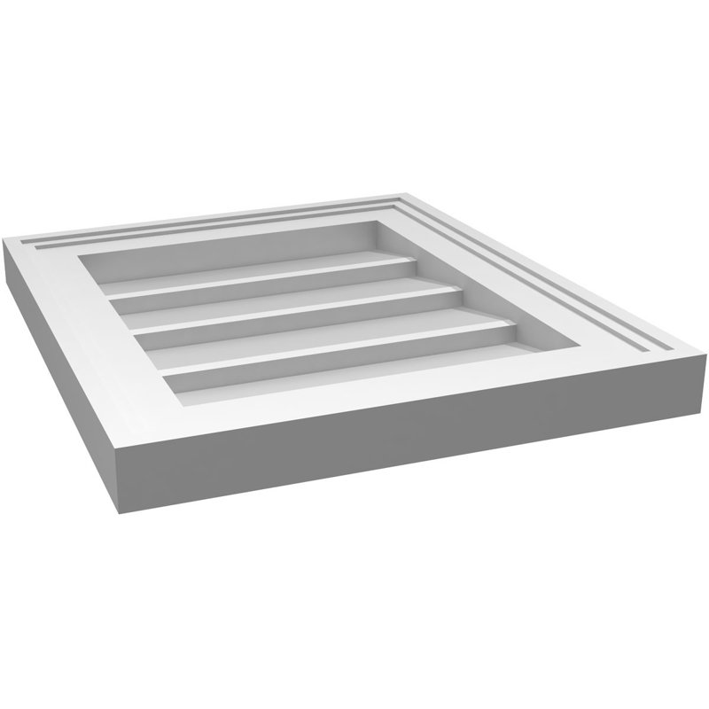 Cadre en brique, brun clair apprêté, H 16 po x l 14 po x P 1,5 po