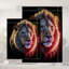 Single Picture Frame LED Illuminated Wall Art Wall Art on Glass / Aluminium-126532622
