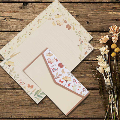 a Envelope Student Letter And Envelope Set Exquisite Texture Gift Letter Letter Handwritten Manuscript Paper