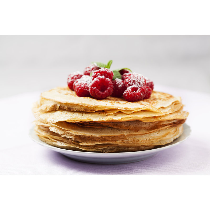 Pancakes - Photographie sur toile tendue, H 32 po x l 48 po