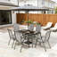 Ensemble de conversation durable, ensemble de mobilier d'extérieur, ensemble de mobilier de patio 8 pièces-2110741916-2110741912