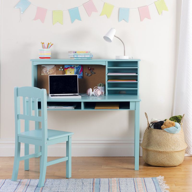 Ensemble de bureau et chaise pour enfants, Sarcelle