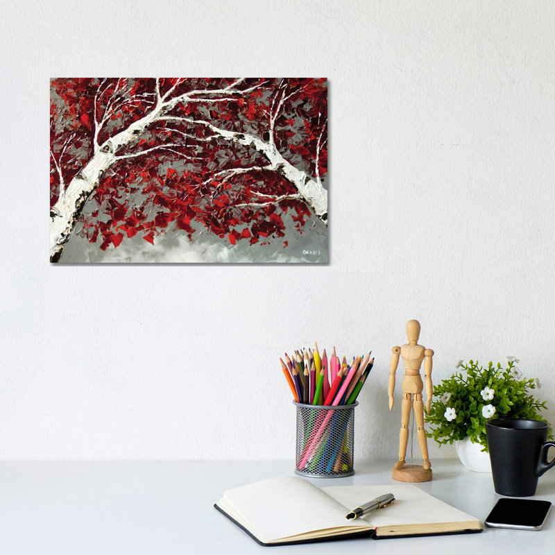 Reach by Osnat Tzadok - Wrapped Canvas Print, 20.32 cm H x 30.48 cm W