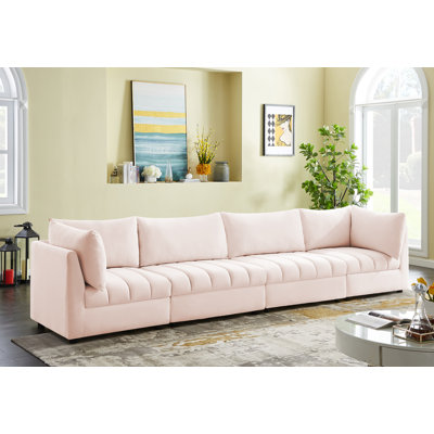 Ensoll Velvet Modular Sofa