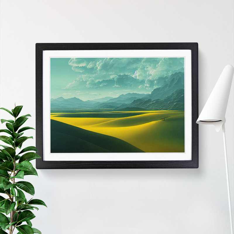 Serene Meadow Vol.3 - Framed Print, Black, 25cm H x 34cm W x 2cm D