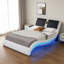Faites l'expérience du luxe comme jamais auparavant avec notre base de lit plateforme en similicuir.-1479690095-1479690094
