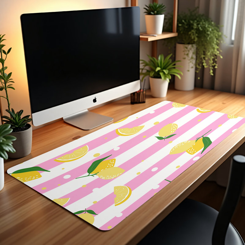 Polyester Desk Pad, 14.4x12.1