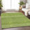Tapis lime Prisco lavable à la machine de qualité supérieure
