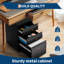 37 cm W Stainless Steel Filing Cabinet