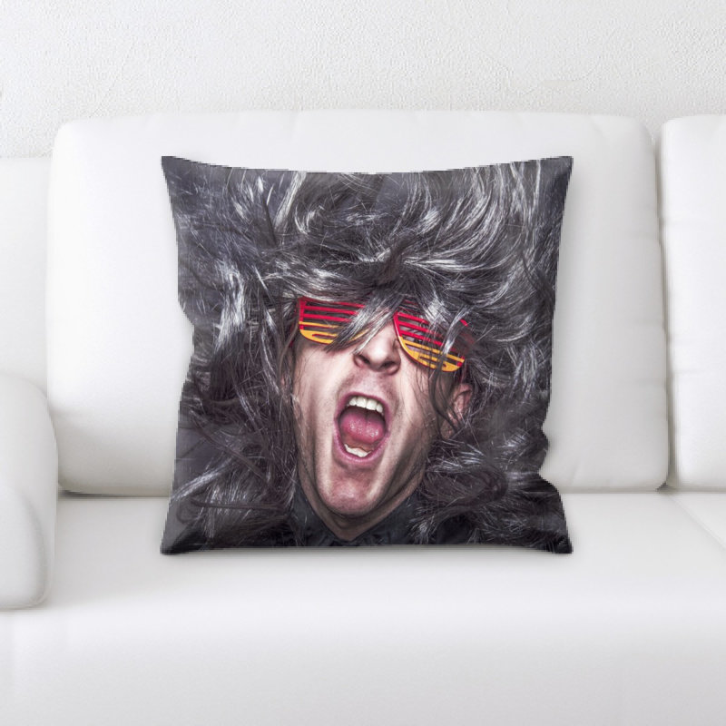 Microsuede Throw Pillow