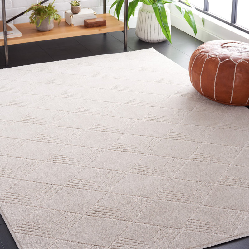 Brentlee Pattern And Solid Performance Solid Color Rug, Rectangle 8' x 10'