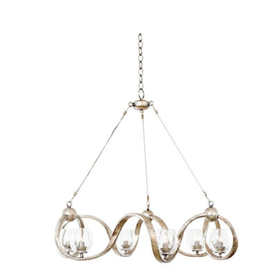Lustre Madison 4 LT platine Kalco