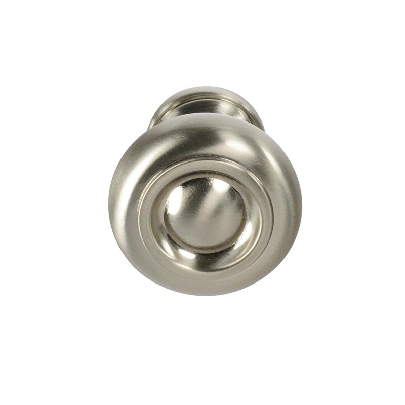 Poignée champignon d’amélioration 1-1/4 diamètre, Nickel satiné brossé