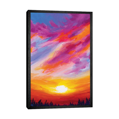 November Sunset II by Andrea Fairservice - Painting on Canvas