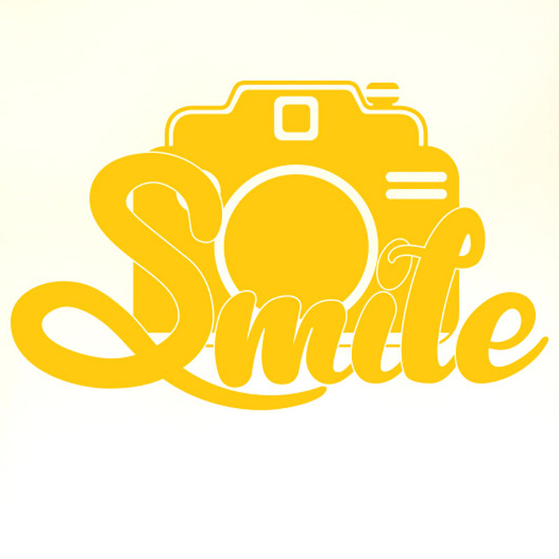 Wall Decal, Dark Yellow, Medium