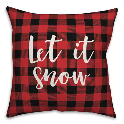  Coussin «Let it Snow in Buffalo»