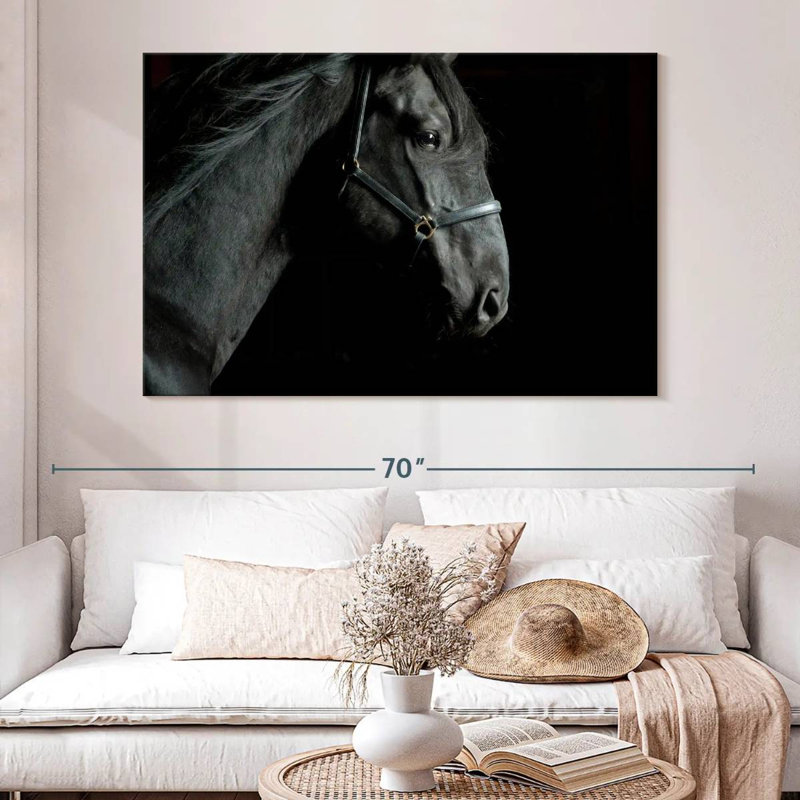 Brampt Horse Head, 34" H x 51" W