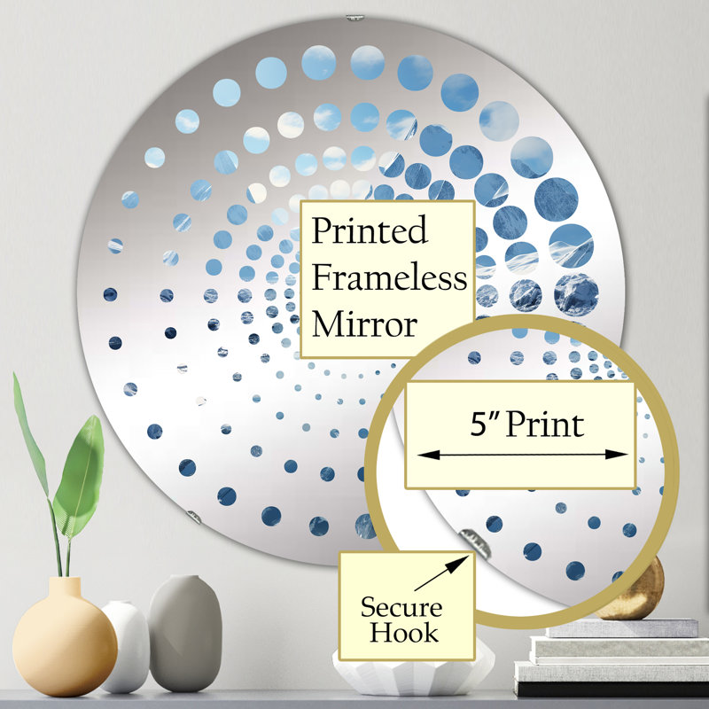 Clarabel Circle Mirror, 23.6" x 23.6"