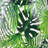 Green Tropical Leaf Ceramic Garden Stool