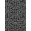 Tapis noir Prisco lavable à la machine de qualité supérieure-825255661