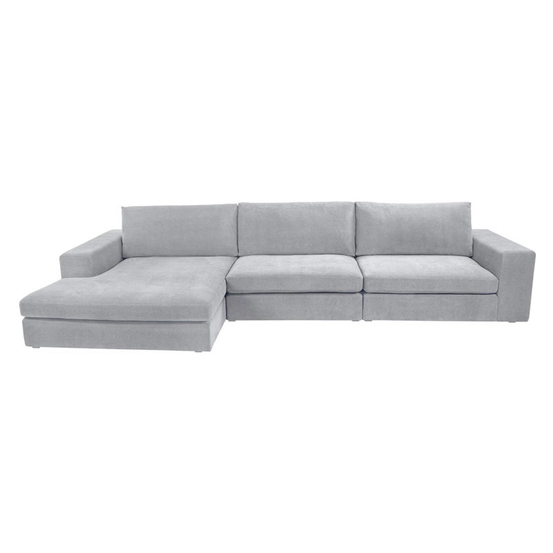Canapé modulaire 3 pièces Ojai, Accoudoir à gauche (vu de face), Light Grey