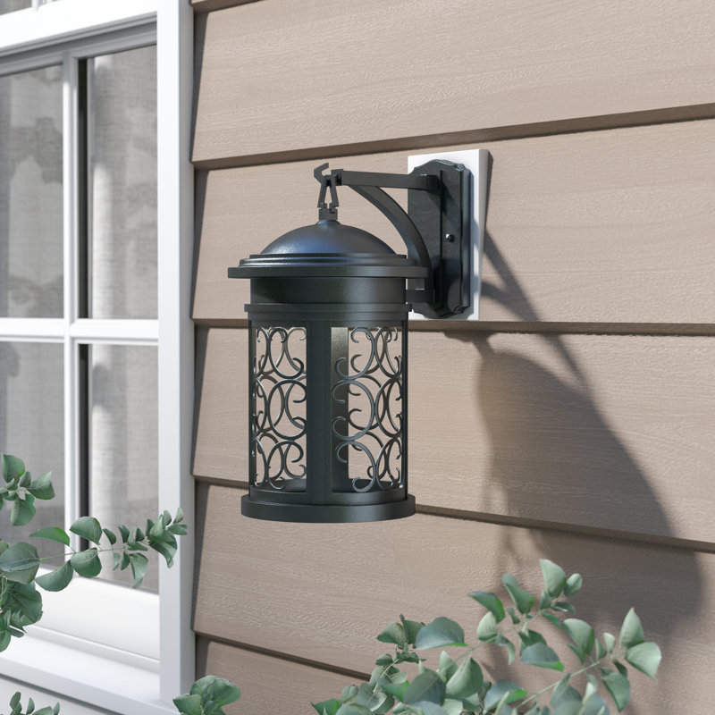 Vickey Aluminum Wall Light, Mediterranean Patina, 13" H x 7" W