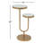 Ericson Mirrored Glass Top End Table-1851963961