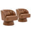 Fauteuil demi-tonneau pivotant à 360 ° Modern-991171907