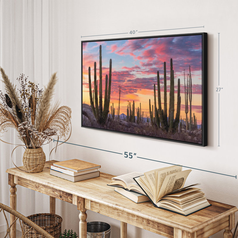 Nature «Art mural Baja California Sunrise», H 27 po x l 40 po