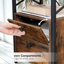 Brenn 38 cm W Bedside Table