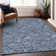 Premium Machine Washable Prisco Navy Rug
