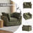 44.49" Accent Chair With Ottoman-1958480867