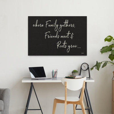 Family Gathers Abstract Contemporary Art