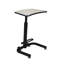 Bureau debout à hauteur ajustable en bois manufacturé Nazrana-614187307
