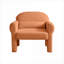 Chaises d'appoint | Fauteuil moderne moderne avec coussin lombaire, pour le coin lecture d'un salon | Tissu | Mid-Century moderne