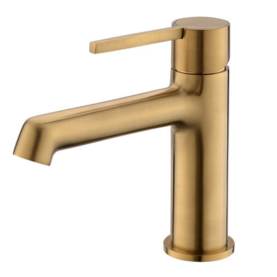 Robinet de salle de bain à un trou en laiton