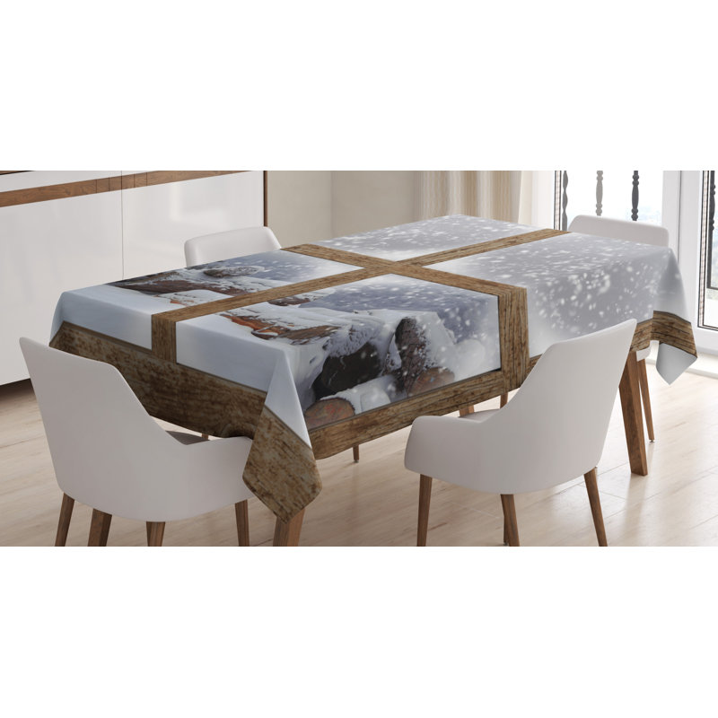 Winter Tablecloth, 90" x 60"