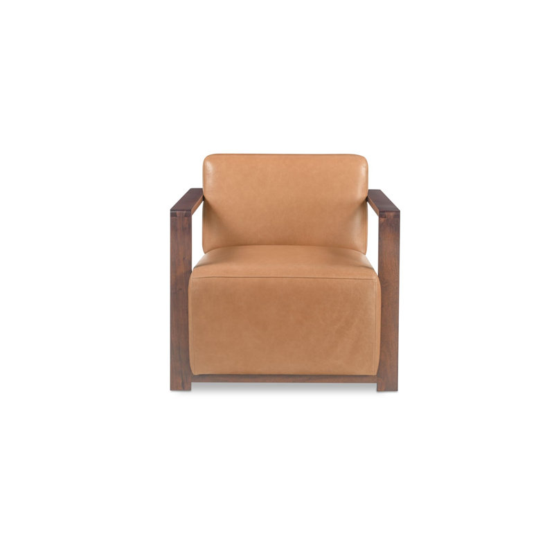 Fauteuil d'appoint Barnes beige, Brun