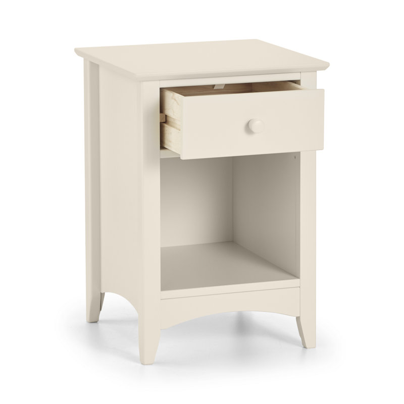 Kingsbury 44cm W Solid Wood Bedside Table