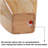 2-Pack Smart Self-Watering Planter Pot For Indoor And Outdoor - Light Wood - Square Cone-562440236