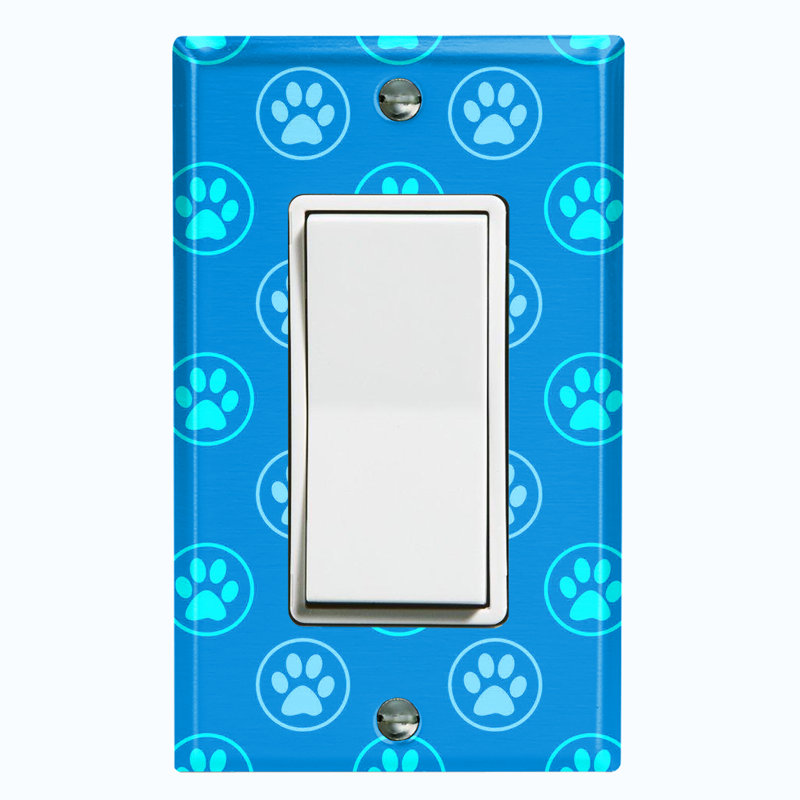 No Subject 1 - Gang Toggle Light Switch Standard Wall Plate