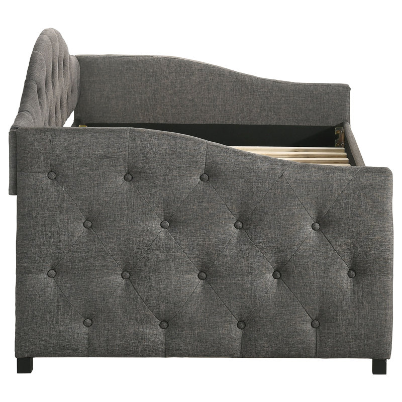 Lit de jour simple Alexyia, Gris